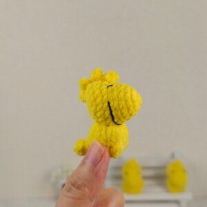 Handmade Amigurumi Crochet Woodstock Plushie